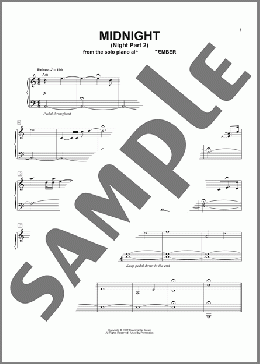 Night (Part 2: Midnight)（George Winston）のピアノソロ楽譜のサンプル画像