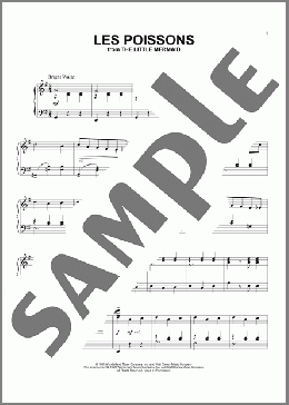 Les Poissons (from The Little Mermaid)（Alan Menken/Howard Ashman）のピアノソロ楽譜のサンプル画像