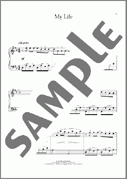 My Life (arr. Phillip Keveren)（Billy Joel）のその他楽譜のサンプル画像