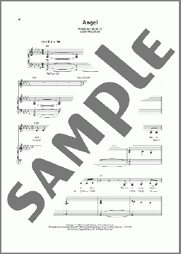 Angel（Sarah McLachlan）のその他楽譜のサンプル画像