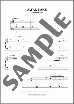 Swan Lake (Theme) (arr. Phillip Keveren)（Pyotr Il'yich Tchaikovsky）のピアノソロ楽譜のサンプル画像