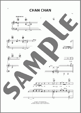 Chan Chan (Chan Chan Son)（Buena Vista Social Club）のピアノ & ボーカル & ギター楽譜のサンプル画像