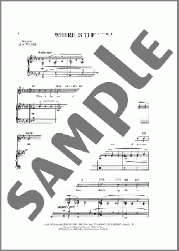 Where Is The One(Frank Sinatra)のピアノ & ボーカル & ギター楽譜のサンプル画像