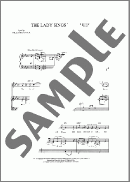 The Lady Sings The Blues（Alec Wilder）のピアノ & ボーカル & ギター楽譜のサンプル画像