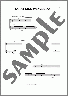 Good King Wenceslas (arr. Phillip Keveren)（Piae Cantiones）のピアノソロ楽譜のサンプル画像