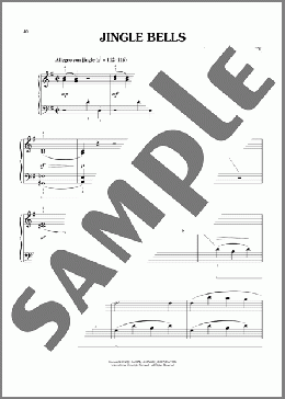Jingle Bells (arr. Phillip Keveren)（J. Pierpont）のピアノソロ楽譜のサンプル画像