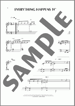 Everything Happens To Me (arr. Thomas Coppola)（Tom Adair）のピアノソロ楽譜のサンプル画像