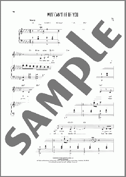 Why Can't He Be You（Patsy Cline）のピアノ & ボーカル楽譜のサンプル画像