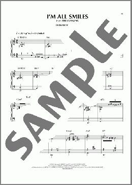 I'm All Smiles (from The Yearling) (arr. Thomas Coppola)(Herbert Martin)のピアノソロ楽譜のサンプル画像
