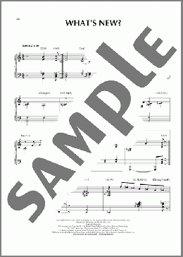 What's New? (arr. Thomas Coppola)（Bob Crosby and His Orchestra）のピアノソロ楽譜のサンプル画像