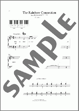 Rainbow Connection (from The Muppet Movie)(Kenneth L. Ascher)のピアノソロ楽譜のサンプル画像