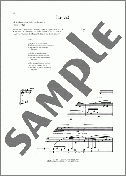 Ici-Bas (High Voice)(Gabriel Faur?)のピアノ & ボーカル楽譜のサンプル画像