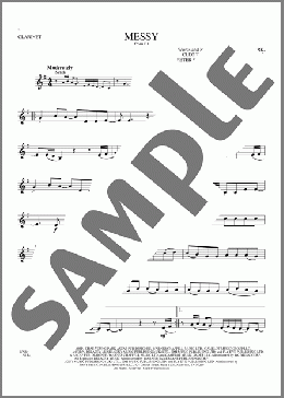 Messy (from F1: The Movie)(Rose)のクラリネット楽譜のサンプル画像