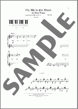 Fly Me To The Moon (In Other Words)（Tony Bennett）のピアノソロ楽譜のサンプル画像