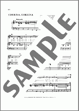 Corrinaのピアノ & ボーカル & ギター楽譜のサンプル画像
