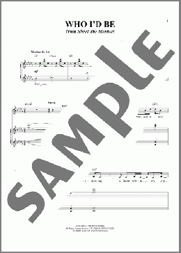 Who I'd Be (from Shrek The Musical)（Jeanine Tesori/David Lindsay-Abaire）のピアノ & ボーカル楽譜のサンプル画像