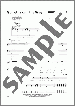 Something In The Way (from Nevermind)（Nirvana）のその他楽譜のサンプル画像