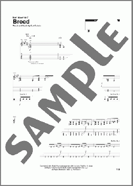 Breed（Nirvana）のその他楽譜のサンプル画像