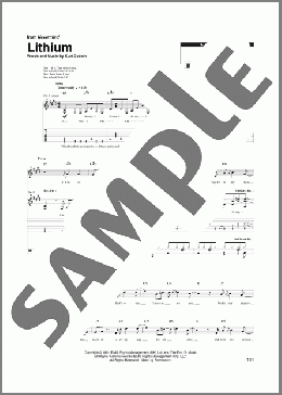 Lithium（Nirvana）のその他楽譜のサンプル画像
