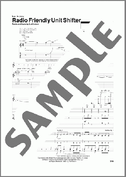 Radio Friendly Unit Shifter（Nirvana）のその他楽譜のサンプル画像