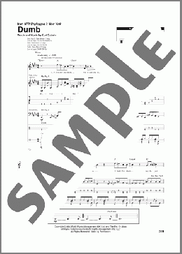 Dumb (from MTV Unplugged in New York)（Nirvana）のその他楽譜のサンプル画像