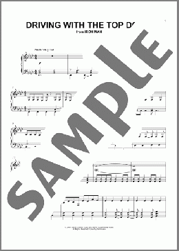 Driving With The Top Down (from Iron Man)（Ryeland Allison）のピアノソロ楽譜のサンプル画像