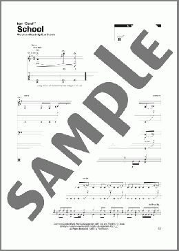 School（Nirvana）のその他楽譜のサンプル画像