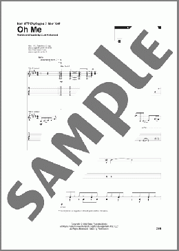 Oh Me（Nirvana）のその他楽譜のサンプル画像