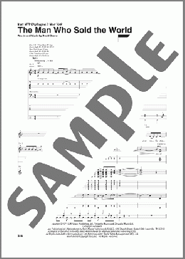 The Man Who Sold The World（Nirvana）のその他楽譜のサンプル画像