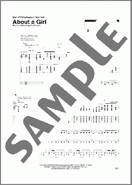 About A Girl（Nirvana）のその他楽譜のサンプル画像