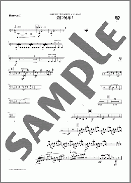 [公式]豊臣兄弟！メインテーマ パート譜(Bassoon 2)（NHK交響楽団）のオーケストラパート、中級向け楽譜のサンプル画像