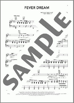 Fever Dream（Alex Warren）のピアノ & ボーカル & ギター楽譜のサンプル画像