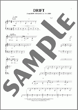 Drift (from How To Dance In Ohio)（Rebekah Greer Melocik/Jacob Yandura/Jacob Yandura & Rebekah Greer Melocik）のピアノ & ボーカル楽譜のサンプル画像