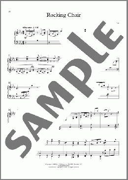 Rocking Chair（Florence Price）のピアノソロ楽譜のサンプル画像