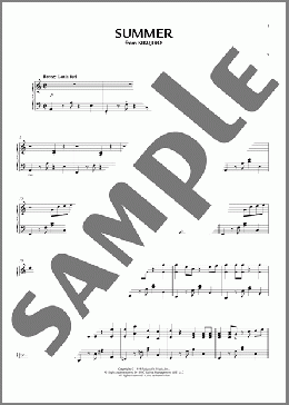 Summer (from Kikujiro)（Joe Hisaishi）のピアノソロ楽譜のサンプル画像