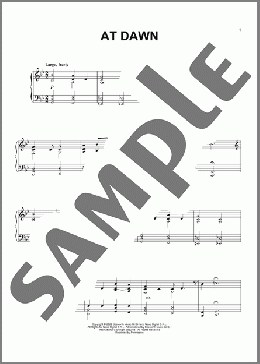 At Dawn（Hania Rani）のピアノソロ楽譜のサンプル画像