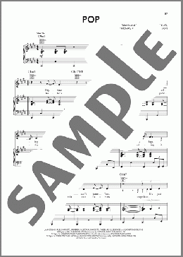 Pop（Harry Styles）のピアノ & ボーカル & ギター楽譜のサンプル画像