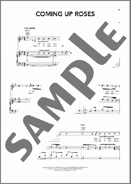 Coming Up Roses（Harry Styles）のピアノ & ボーカル & ギター楽譜のサンプル画像