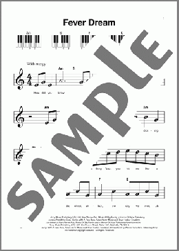 Fever Dream（Alex Warren）のピアノソロ楽譜のサンプル画像