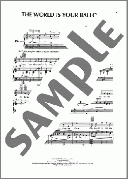 World Is Your Balloon, The(Sammy Fain)のピアノ & ボーカル & ギター楽譜のサンプル画像