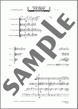 アイノカタチ(サックス四重奏)（サキソフォックスシリーズ）のアンサンブルフルスコア＋全パート、初級から中級向け楽譜のサンプル画像