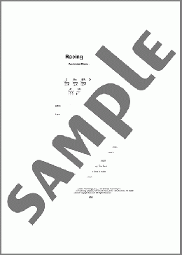 Racing In The Street（Bruce Springsteen）のギターコード楽譜のサンプル画像