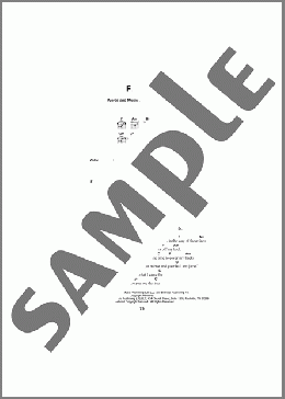 For You（Bruce Springsteen）のギターコード楽譜のサンプル画像