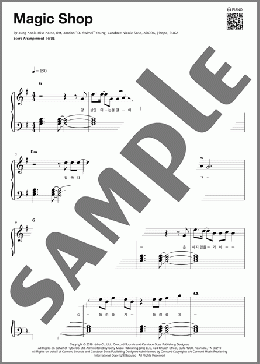 Magic Shop（BTS）のピアノソロ楽譜のサンプル画像