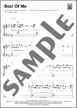 Best Of Me（BTS）のピアノソロ楽譜のサンプル画像