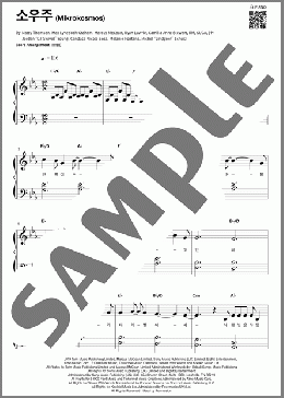 Mikrokosmos（BTS）のピアノソロ楽譜のサンプル画像