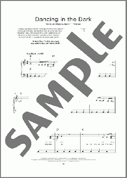 Dancing In The Dark（Bruce Springsteen）のその他楽譜のサンプル画像