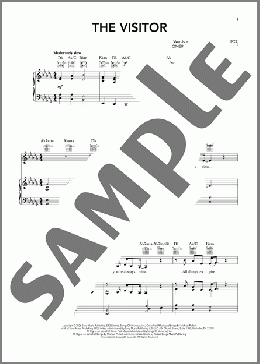 The Visitor（Sienna Spiro）のピアノ & ボーカル & ギター楽譜のサンプル画像