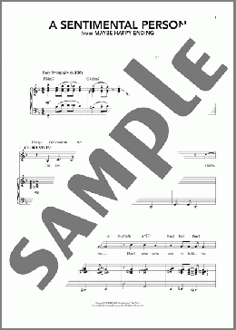 A Sentimental Person (from Maybe Happy Ending)のピアノ & ボーカル楽譜のサンプル画像