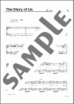 The Story of Us（milet）のピアノソロ、初級向け楽譜のサンプル画像